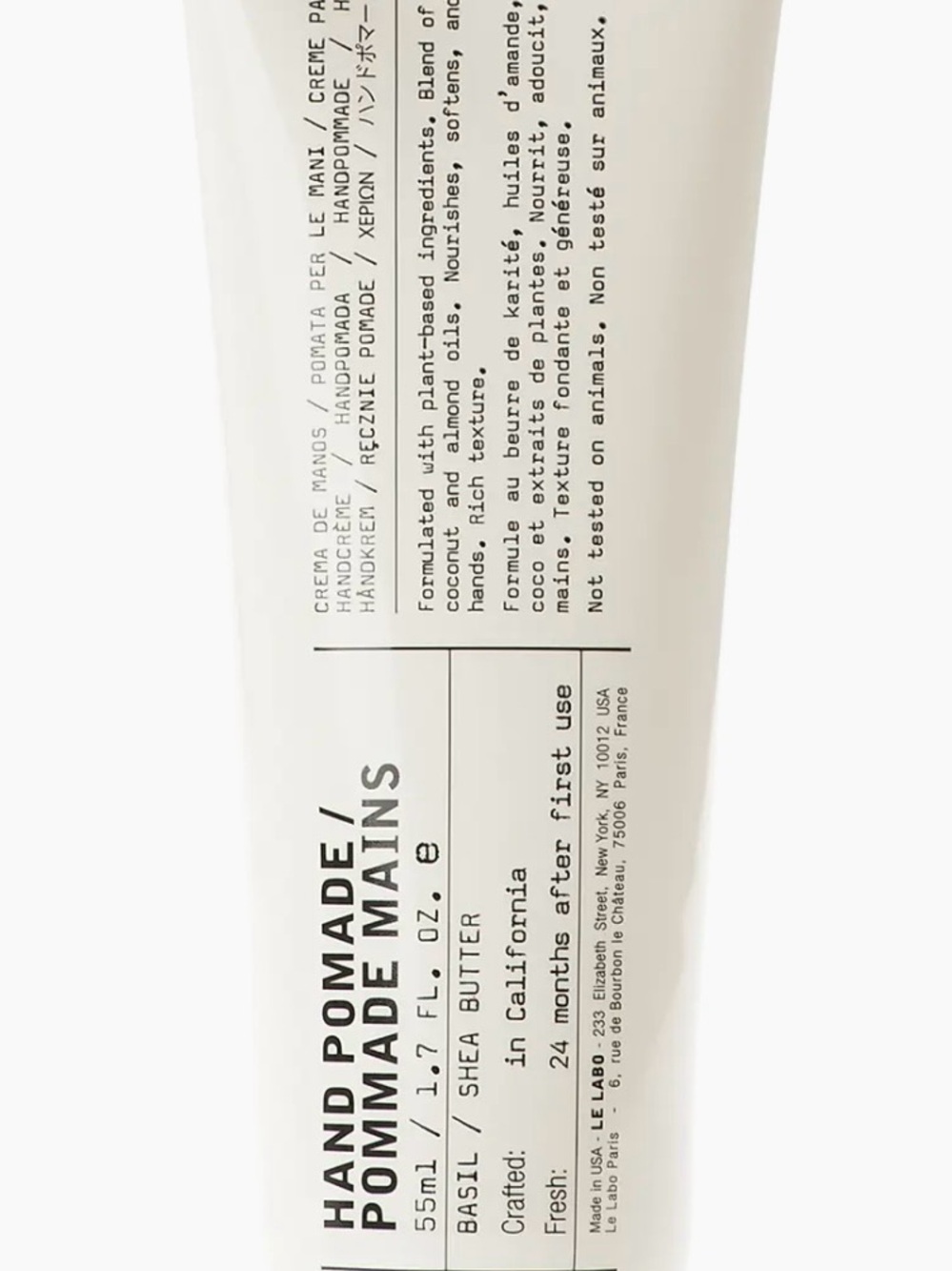 Le Labo Hand Pomade Tube – White